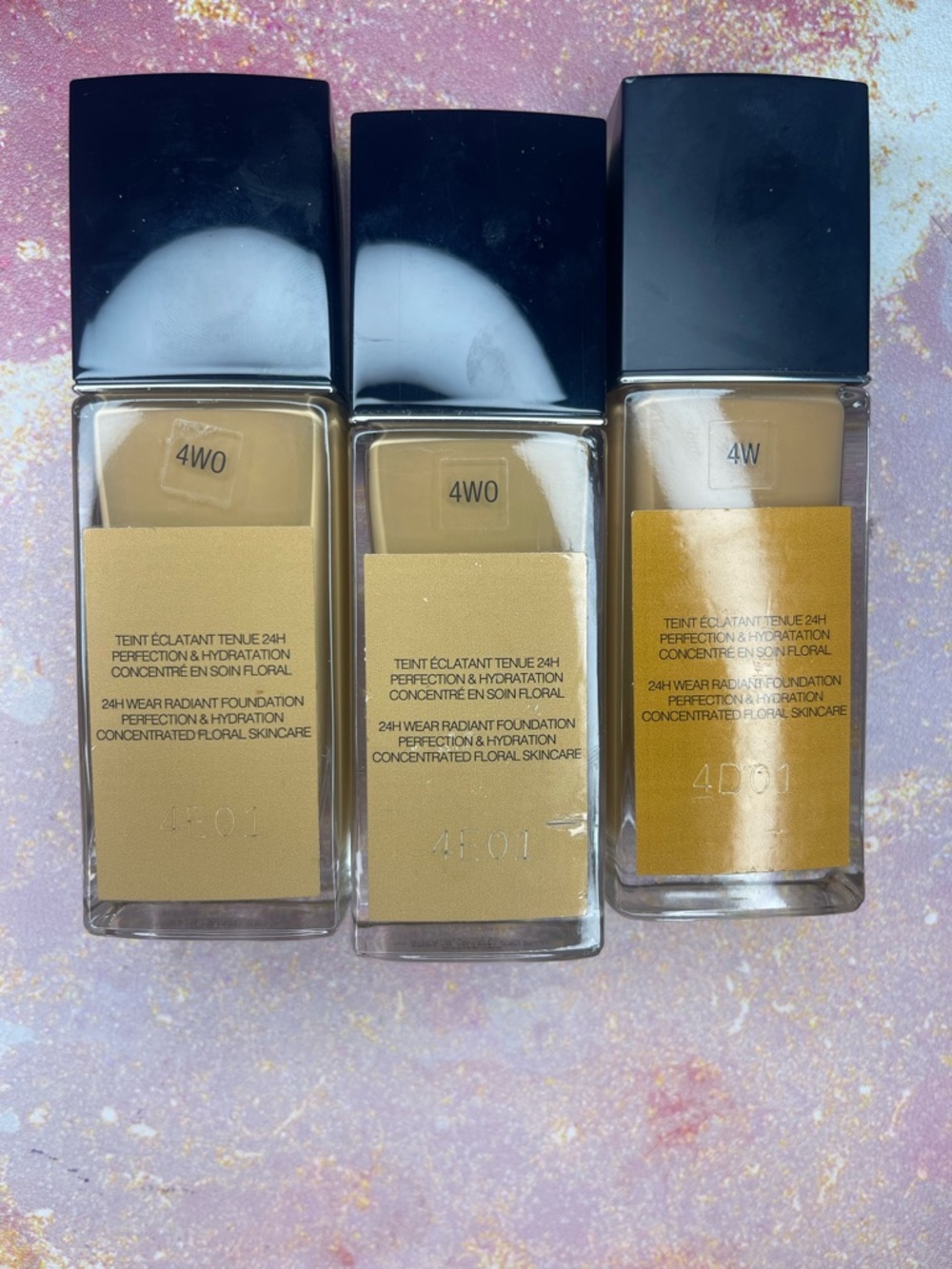 Dior Forever Skin Glow Foundation - Warm Beige/Tan Trio - Picture 2 of 4